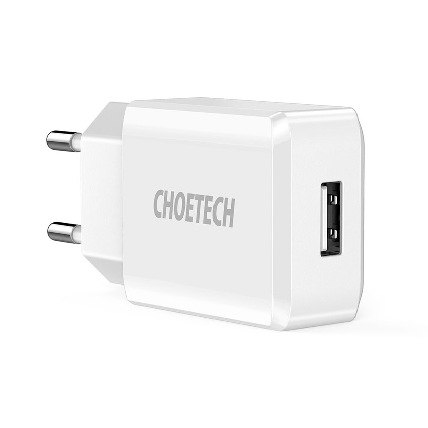 CHOETECH C0029  Single 5V/2A USB Fast Charging For 7/7 Plus/6S/6S Plus/6 Plus/6/SE (2020)/ 11/ 11Pro/11ProMax/XsMax,/XR/ XS/X/8/8 Plus/ AirPods/Ipad///HTC/Huawei/Moto/xiao MI and More