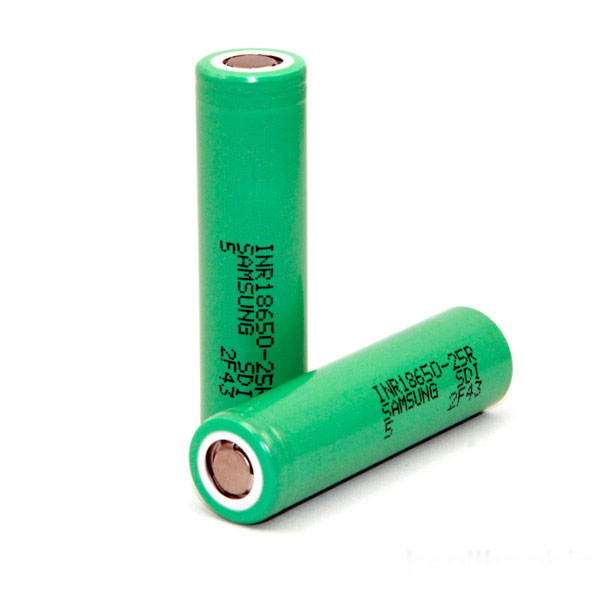  INR18650 25R 2500mAh 35A Flat Top Li-ion Rechargeable Battery